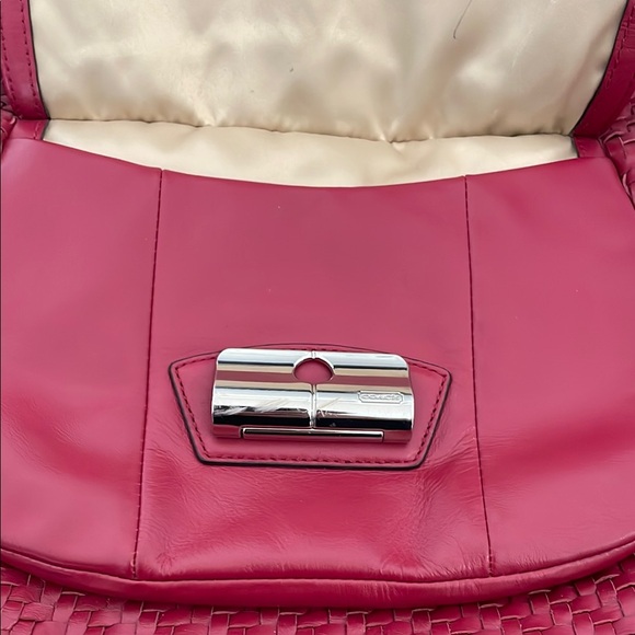 Coach Cherry Woven Shoulder Bag - Picture 14 of 15